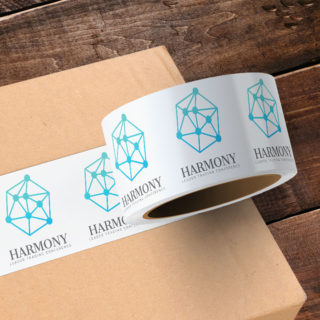 custom printed label tape