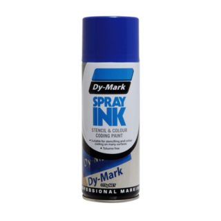 dymark blue stencil coding paint